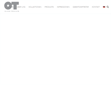 Tablet Screenshot of olivertreutlein.com